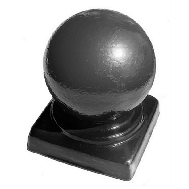 Навершие с шаром основание 80х80 мм от магазина ЛесКонПром.ру