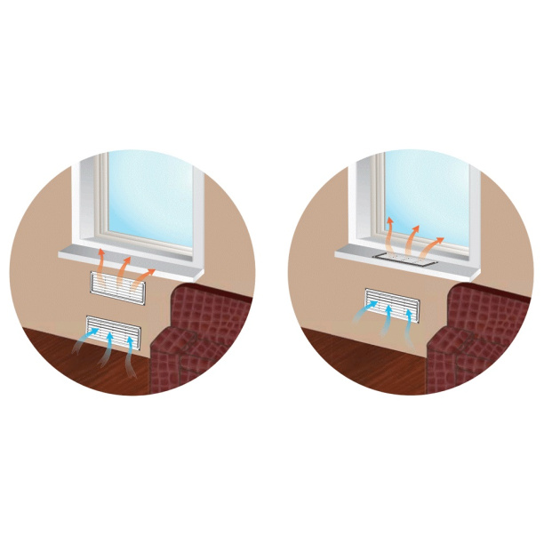 Решетка дверная 124х462 мм красное дерево MV450 VENTS от магазина ЛесКонПром.ру