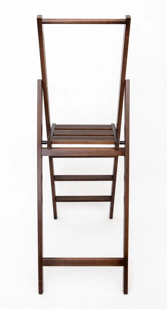 Стремянка деревянная Hoz-Block Батя 4 ступени Венге (арт. СДБ-4В) от магазина ЛесКонПром.ру