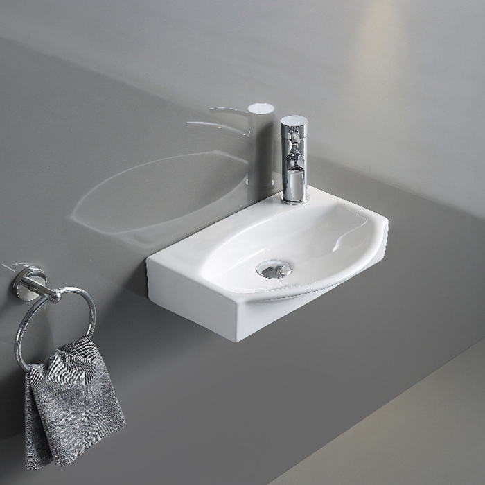 Раковина CeramaLux 41 78014T Белая от магазина ЛесКонПром.ру