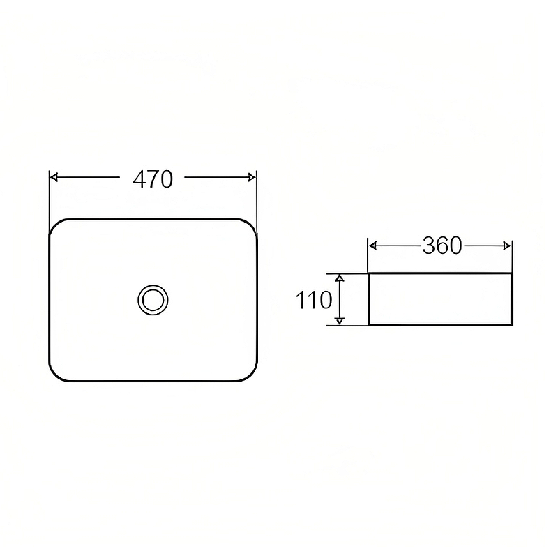 Раковина-чаша D&K Berlin 47 DT1431216 Белая от магазина ЛесКонПром.ру