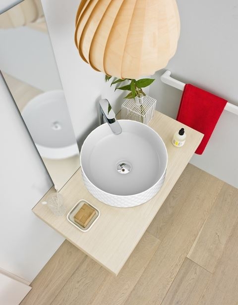 Раковина Artceram Rombo 44 OSL009 01 00 Белая от магазина ЛесКонПром.ру