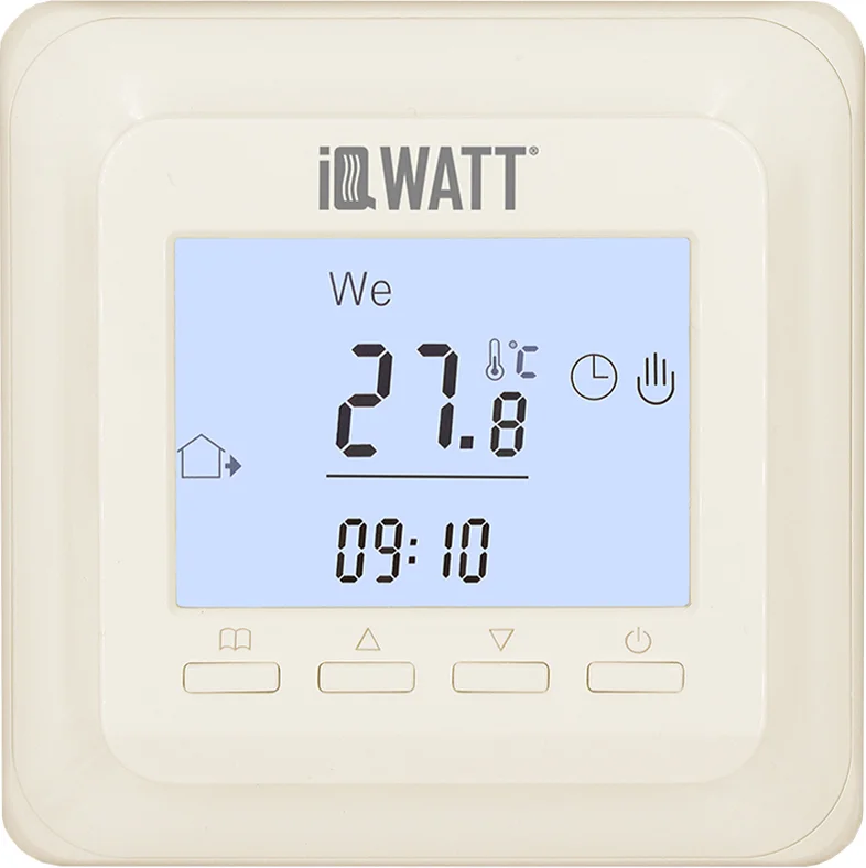 Терморегулятор IQ Watt Thermostat P слоновая кость от магазина ЛесКонПром.ру