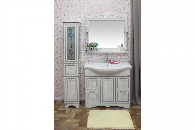 Зеркало с полкой Sanflor Адель 80353297 от магазина ЛесКонПром.ру