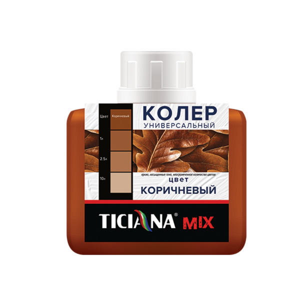 Колер универсальный Ticiana Mix коричневый 80 мл от магазина ЛесКонПром.ру