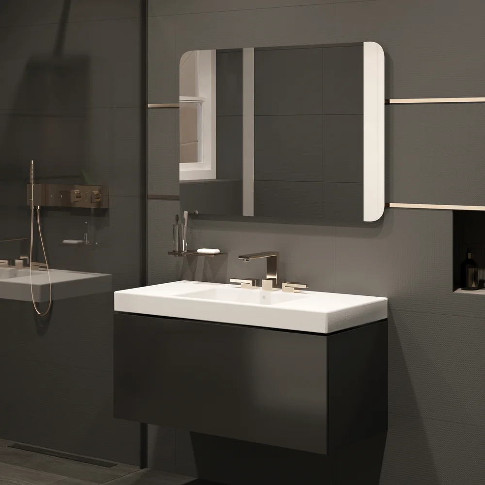 Зеркало DIWO Кострома 100 с подсветкой от магазина ЛесКонПром.ру