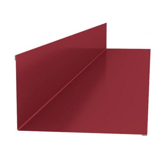 Планка примыкания GRAND LINE 150х250х0,45 мм PE-foil RAL 3005 от магазина ЛесКонПром.ру