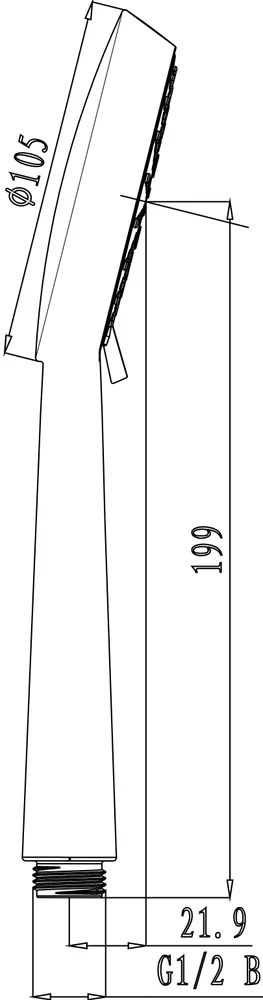 Душевая лейка Lemark LM0913C от магазина ЛесКонПром.ру