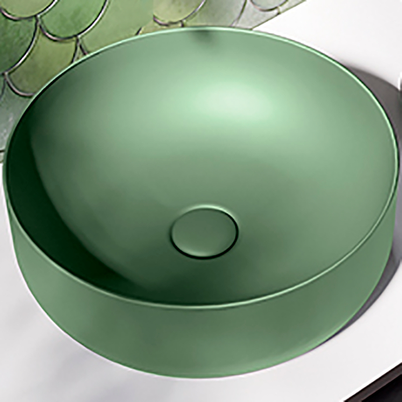 Раковина-чаша Kerasan Nolita 40 534411 Verde muschio от магазина ЛесКонПром.ру