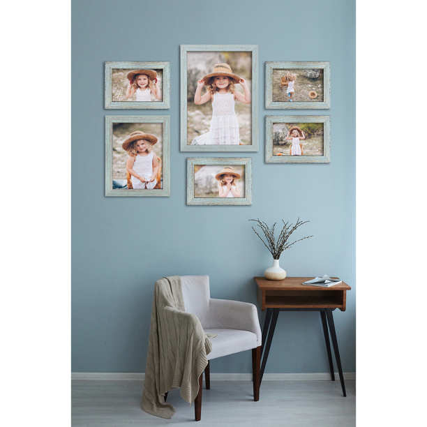 Фоторамка Light blue 10х15 см от магазина ЛесКонПром.ру