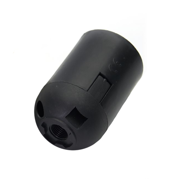 Патрон Feron Е27 пластиковый черный от магазина ЛесКонПром.ру