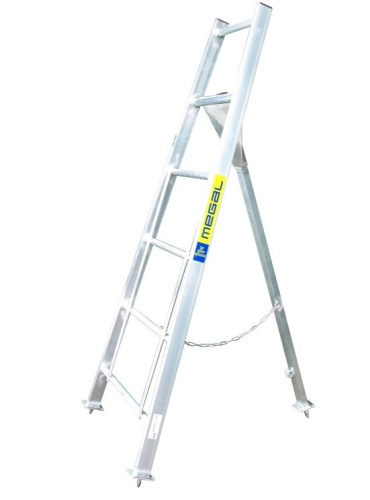 СТРЕМЯНКА САДОВАЯ АЛЮМИНИЕВАЯ ПРОФЕССИОНАЛЬНАЯ MEGAL ЛСАП-2,0 от магазина ЛесКонПром.ру