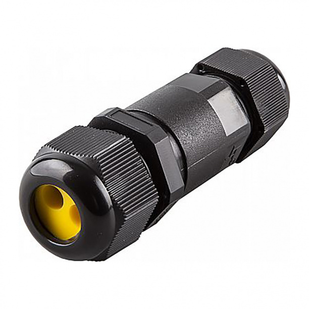 Кабельный коннектор Feron двухконтактный 76х24 мм IP68 от магазина ЛесКонПром.ру