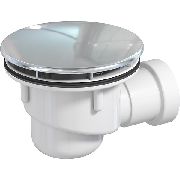 Сифон для душевого поддона Prevex 3201004 Хром от магазина ЛесКонПром.ру