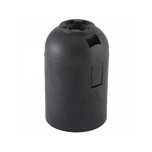 Патрон Feron Е27 пластиковый черный от магазина ЛесКонПром.ру