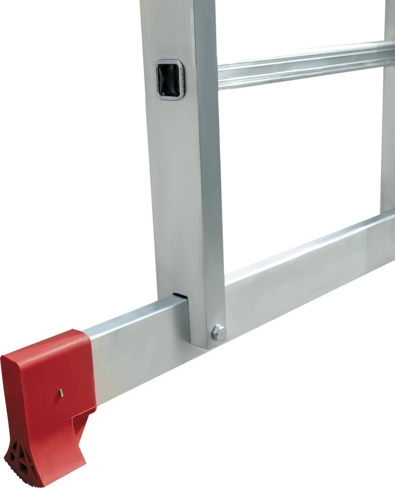 Алюминиевая четырехсекционная лестница-трансформер 400 мм NV2322 НОВАЯ ВЫСОТА 4Х5 арт.2322405 от магазина ЛесКонПром.ру