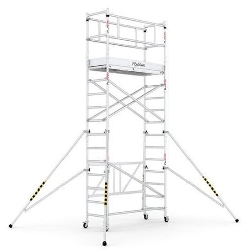 Вышка-тура алюминиевая CAGSAN  ProTUBE 60Х180, рабочая высота 5м60см(F360) от магазина ЛесКонПром.ру