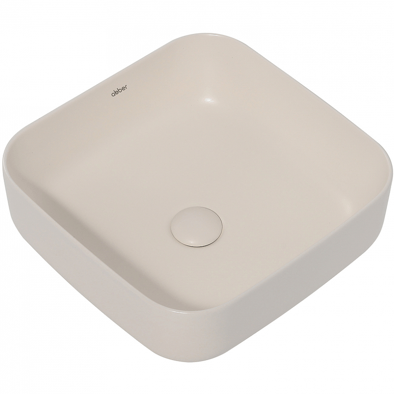 Раковина-чаша Abber Rechteck 39 AC2211MBE Светло-бежевая матовая от магазина ЛесКонПром.ру