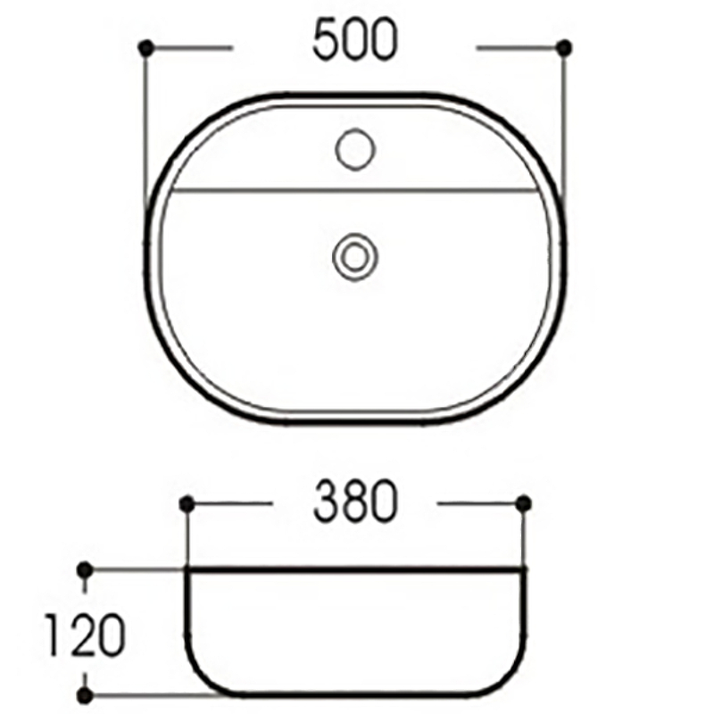 Раковина Avimano Ambition 50 1246121 Белая матовая от магазина ЛесКонПром.ру