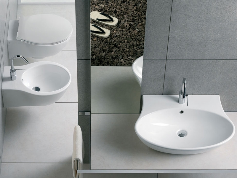 Раковина Hatria Nido 68 YXEP Белая от магазина ЛесКонПром.ру