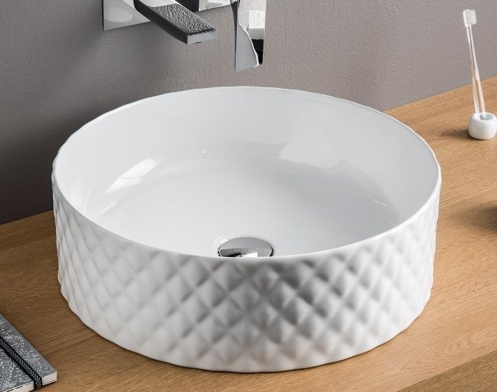 Раковина Artceram Rombo 44 OSL009 01 00 Белая от магазина ЛесКонПром.ру