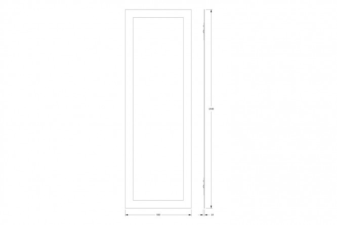 Зеркало EVOFORM Fasion 80372109 от магазина ЛесКонПром.ру