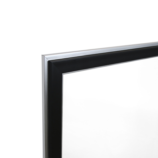 Зеркало в раме 60х120 см черное от магазина ЛесКонПром.ру