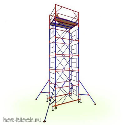 Вышка-тура стальная Мега 4-8,8м (арт. М4-8,8) от магазина ЛесКонПром.ру