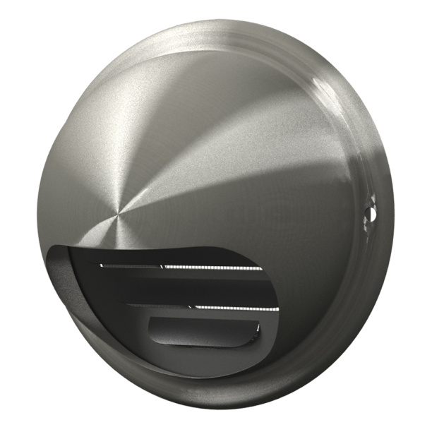 Выход стенной вентиляционный вытяжной металлический с фланцем D100 от магазина ЛесКонПром.ру