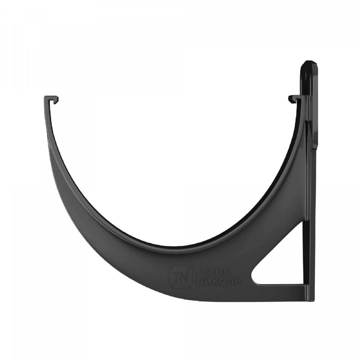 Кронштейн желоба ТЕХНОНИКОЛЬ ПВХ 125/82, черный от магазина ЛесКонПром.ру