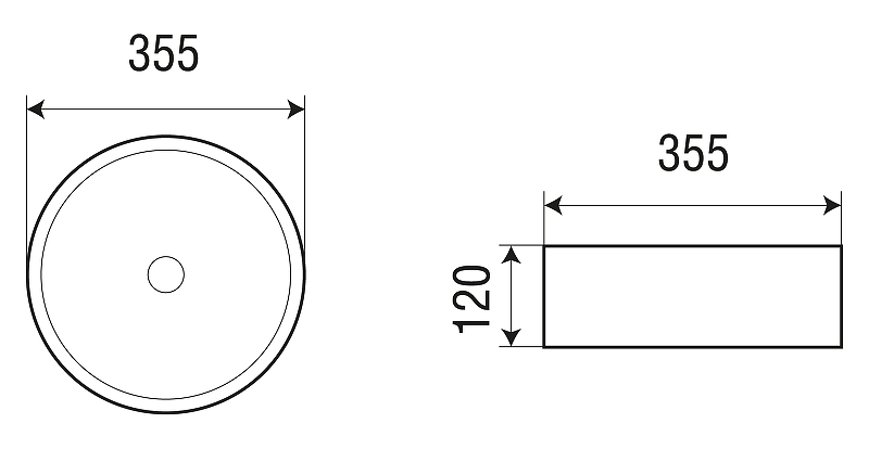 Раковина-чаша WeltWasser Elbach 3134 LSG 35 10000004539 Золотистая от магазина ЛесКонПром.ру
