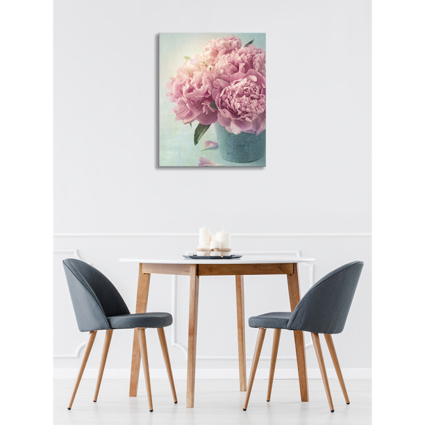 Декопанно Пионы в вазе 40х50 см от магазина ЛесКонПром.ру