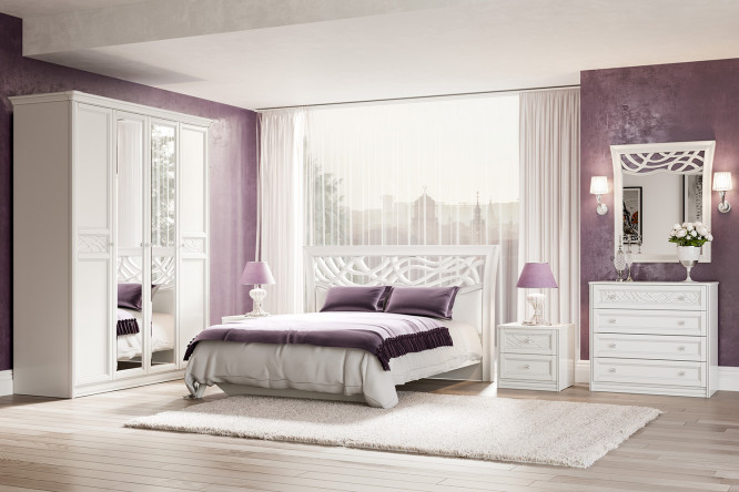 Зеркало навесное Джулия 86,2х100 см 80415885 от магазина ЛесКонПром.ру