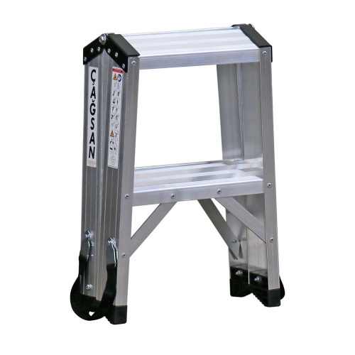 Стремянка профессиональная двухсторонняя Cagsan Everest-Pro 2 ступени (арт. EVR-PRO2) от магазина ЛесКонПром.ру