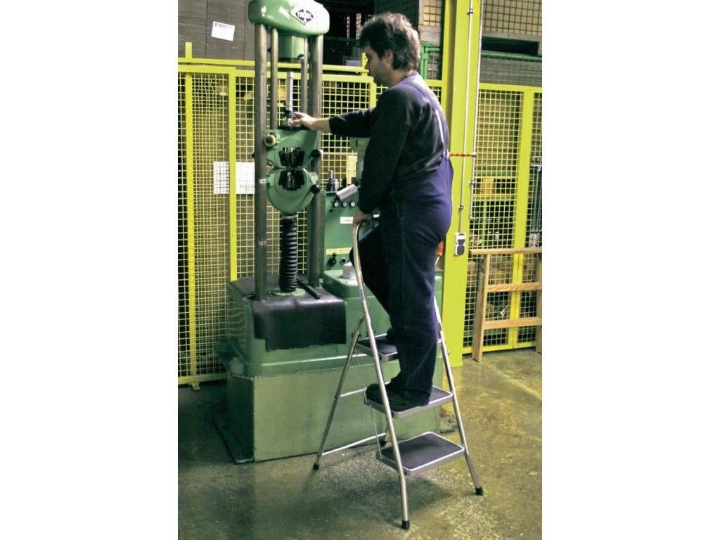 Стремянка стальная Krause Toppy XL 3 ступени (арт. 130877) от магазина ЛесКонПром.ру