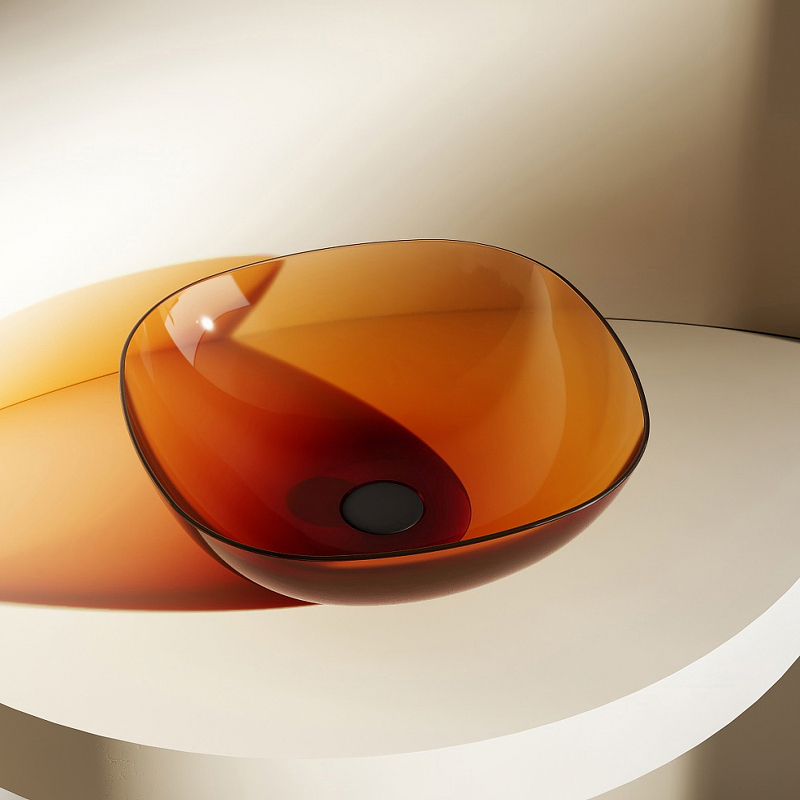 Раковина-чаша Abber Kristall 43 AT2806Opal Коричневый от магазина ЛесКонПром.ру