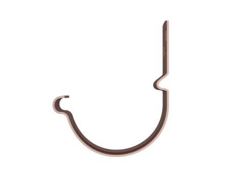 ТЕХНОНИКОЛЬ Металлическая водосточная система Стандарт, кронштейн желоба короткий, коричневый от магазина ЛесКонПром.ру