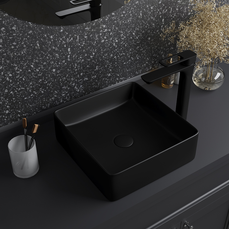 Раковина-чаша Iddis Slide 36 SLIBM01i27 Черная матовая от магазина ЛесКонПром.ру