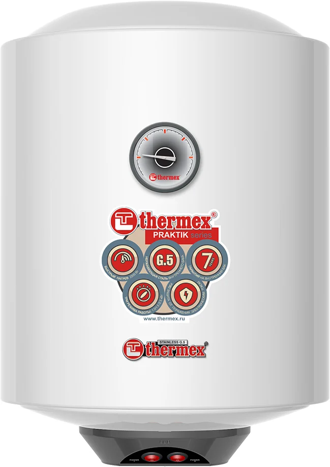 Накопительный водонагреватель Thermex Praktik 30 V Slim электрический от магазина ЛесКонПром.ру