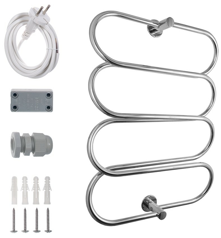 Электрический полотенцесушитель Energy Aura 800х600 EETR0AURA0806000000 Хром от магазина ЛесКонПром.ру