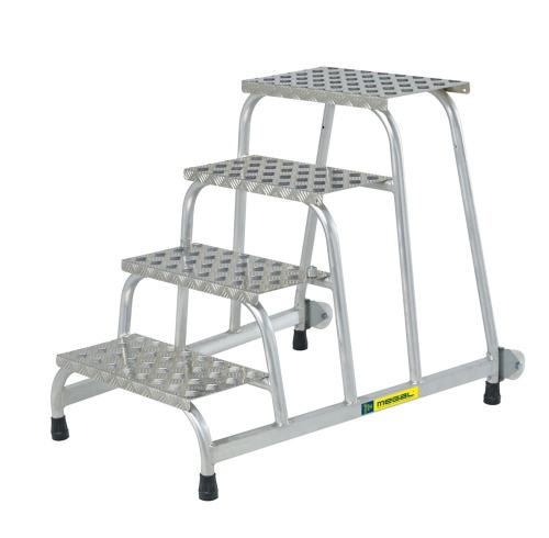 МОНТАЖНАЯ ПОДСТАВКА MEGAL (ТИП 1) 3 СТУПЕНИ С КОЛЕСАМИ от магазина ЛесКонПром.ру