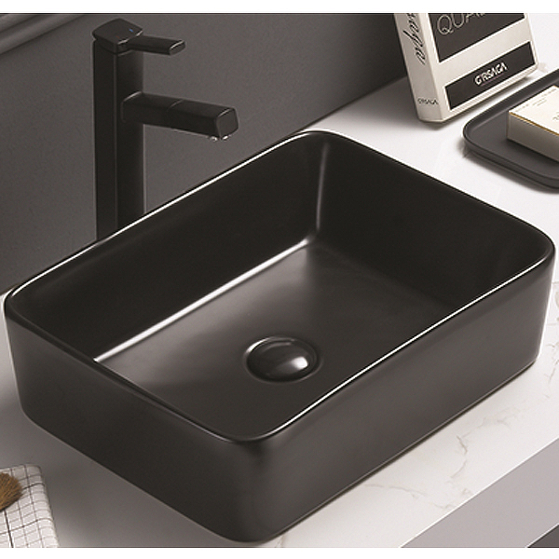 Раковина-чаша CeramaLux 48 7050MB Черная матовая от магазина ЛесКонПром.ру