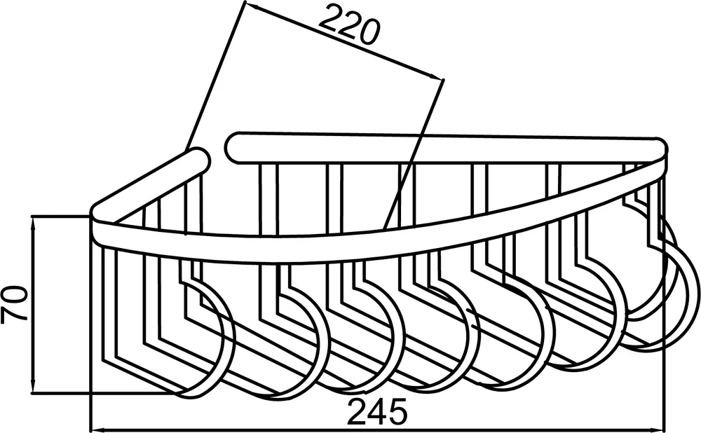 Полка Boheme Medici 10621 от магазина ЛесКонПром.ру