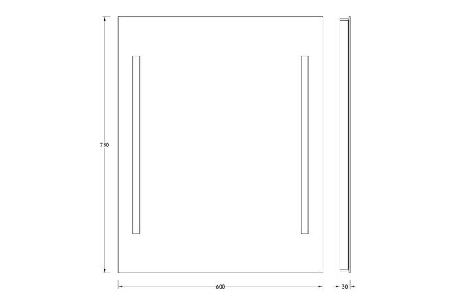 Зеркало EVOFORM Ledline 80372845 от магазина ЛесКонПром.ру