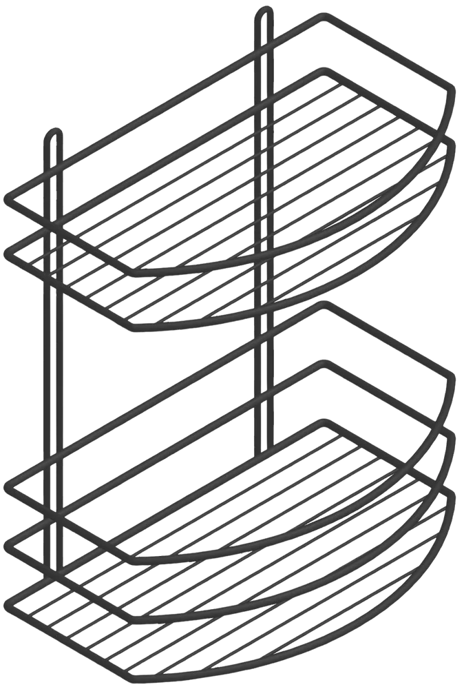 Полка DIWO Смоленск П16076 черный муар от магазина ЛесКонПром.ру