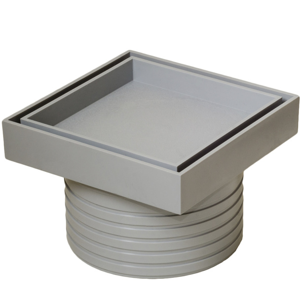 Горловина трапа Miano 122х122 мм под плитку от магазина ЛесКонПром.ру