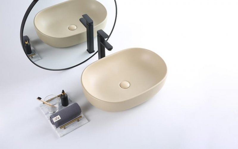 Раковина-чаша BelBagno 60 BB1084-H316 Бежевая матовая от магазина ЛесКонПром.ру