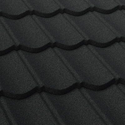 Черепица Традиция цвет Черный бриллиант (17) AeroDek от магазина ЛесКонПром.ру
