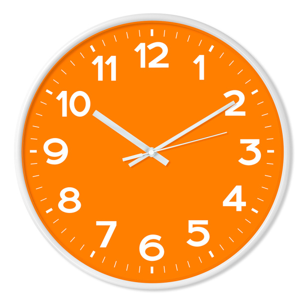 Часы настенные круглые Апельсин d30 см от магазина ЛесКонПром.ру