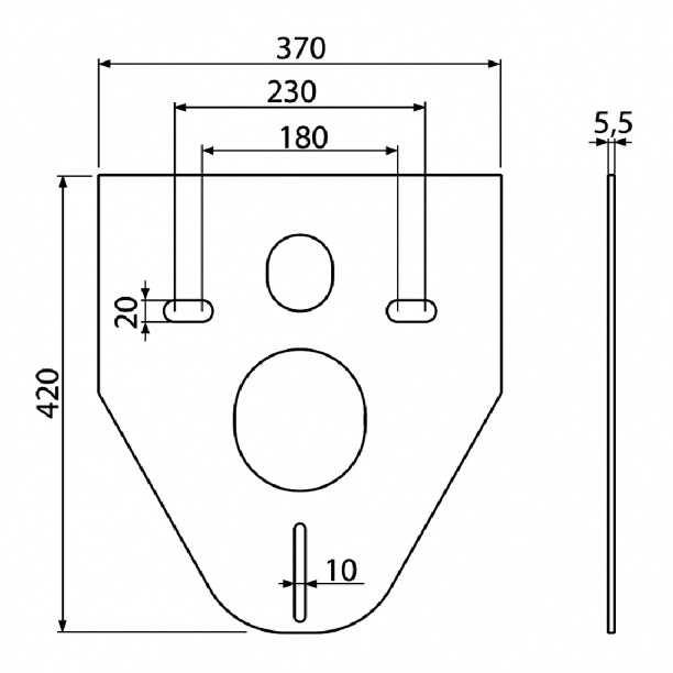 Прокладка для унитаза подвесного AlcaPlast M91 от магазина ЛесКонПром.ру